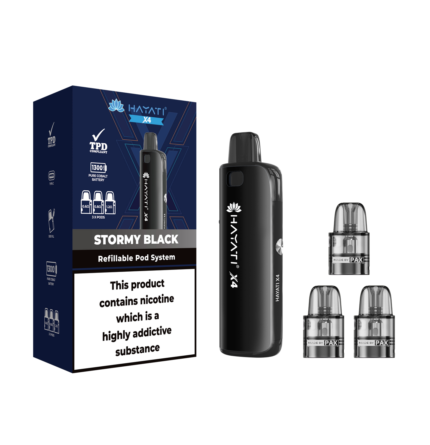 Hayati X4 Refillable Pod System Kit